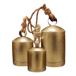 Top Quality Handmade Modern Indoor <b>Christmas</b> Hanging Bells Attractive Price for Wholesale Prime Quality Metal Ornaments - Product Image 2