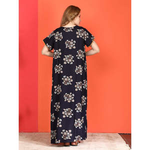 Camisón Largo y Transpirable para Mujer, Marca Alpine, con Bolsillo Lateral, Cómodo para Uso Diario - Product Image 5