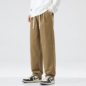 Pantalones Cargo holgados informales para hombre, pantalones de talla grande de algodón puro a la moda para Otoño e Invierno - Product Image 1