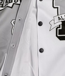 Women's Crop Varsity Jacket <b>Stitched</b> Canvas Breathable Printed Baseball Bomber Y2K Streetwear <b>Coat</b> - Product Image 5