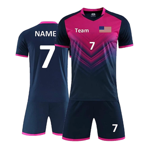 Ensemble de maillots de football pour hommes 2025 – Respirant, imprimé par transfert thermique, 100 % polyester, antibactérien, séchage rapide, résistant à l'eau - Product Image 5