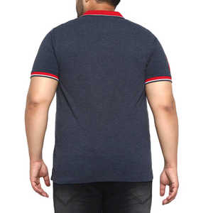 Hombres de microfibra de alta calidad para camisetas de polo Nueva moda Patrón sólido Cuello redondo Estilo casual cómodo y transpirable - Product Image 5