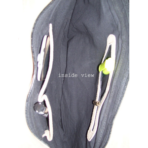 Bolso étnico de gran capacidad de algodón bordado colorido para mujer espejo portátil con cremallera destaca eventos festivos indios - Product Image 6