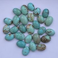 16mm 20mm Naturel Bleu Vert Turquoise Lisse Ovale Cabochon Pierres Lâches Bijoux Natifs AAA Qualité En Vrac En Gros Pendentif Anneau