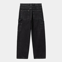 Baggy Jeans Personnalisé Grands Garçons Skate Denim Pantalon Pierre Streetwear Hommes Lavé Bleu Foncé Coton Coupe Ample Double Genou Cargo Pantalon