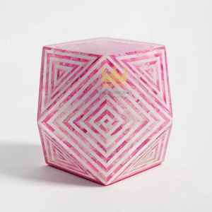 โต๊ะข้างดีไซน์ทันสมัยทำด้วยมือฝังมุกแม่ของเฟอร์นิเจอร์ไม้เวียดนามแบบกำหนดเองสำหรับการตกแต่งห้องนั่งเล่นในบ้านที่หรูหรา - Product Image 4