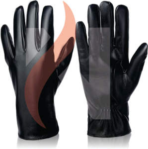 ถุงมือหนังฤดูหนาวกันลมและกันน้ำถุงมือฤดูหนาวผ้าพรีเมี่ยมกันความร้อนที่อบอุ่นและจัดส่งรวดเร็ว - Product Image 1