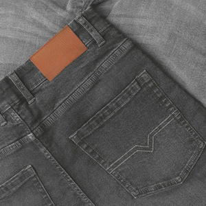 Jeans de Mezclilla Índigo para Hombre al por Mayor - Algodón Elástico de Alta Calidad, Corte Ajustado/Cónico, OEM/ODM Disponible - Product Image 4
