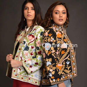 Venta al por mayor Suzani Chaqueta Larga Bordada Kimono Mujer-Tallas grandes Suzani Jacket-Chaqueta Suzani Larga Bordada - Product Image 1