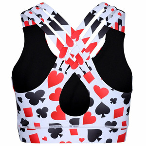 Soutien-gorge de sport personnalisé pour femme 2026, impression par sublimation, anti-transpiration, extensible, maintien élevé, vêtements de sport actifs OEM - Product Image 6