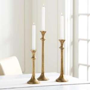 Classic vintage <b>brass</b> <b>candle</b> <b>holder</b> with polished details perfect for enhancing home decor and stylish interior effortlessly - Product Image 2