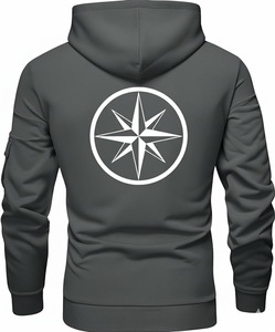 Ensemble d'hiver uni à capuche coupe classique |   Polaire 100% coton pour homme |   Anti-bactérien Respirant |   Fermeture à cordon |   Couleurs personnalisées - Product Image 2