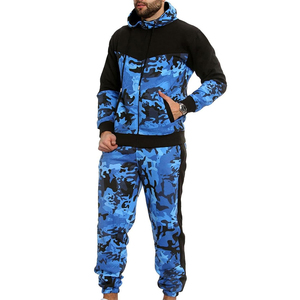 Custom Logo And Design Cool Outdoor <b>Camouflage</b> Tracksuits Printing Zip Drawstring Hoodie <b>Camouflage</b> Zipper Tracksuits For Men - Product Image 1