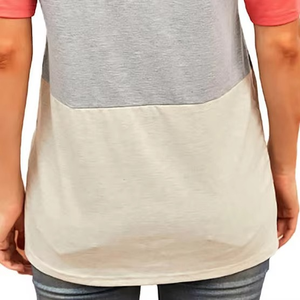 T-shirts pour femmes 100% coton de haute qualité en gros pour femmes, col en O profond, séchage rapide, respirant, grande taille, sans marque, conception personnalisée - Product Image 5