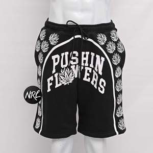 Algodón pesado streetwear bordado verano francés Terry patrón desgastado secado rápido al por mayor 100% poliéster hombres cortos - Product Image 5