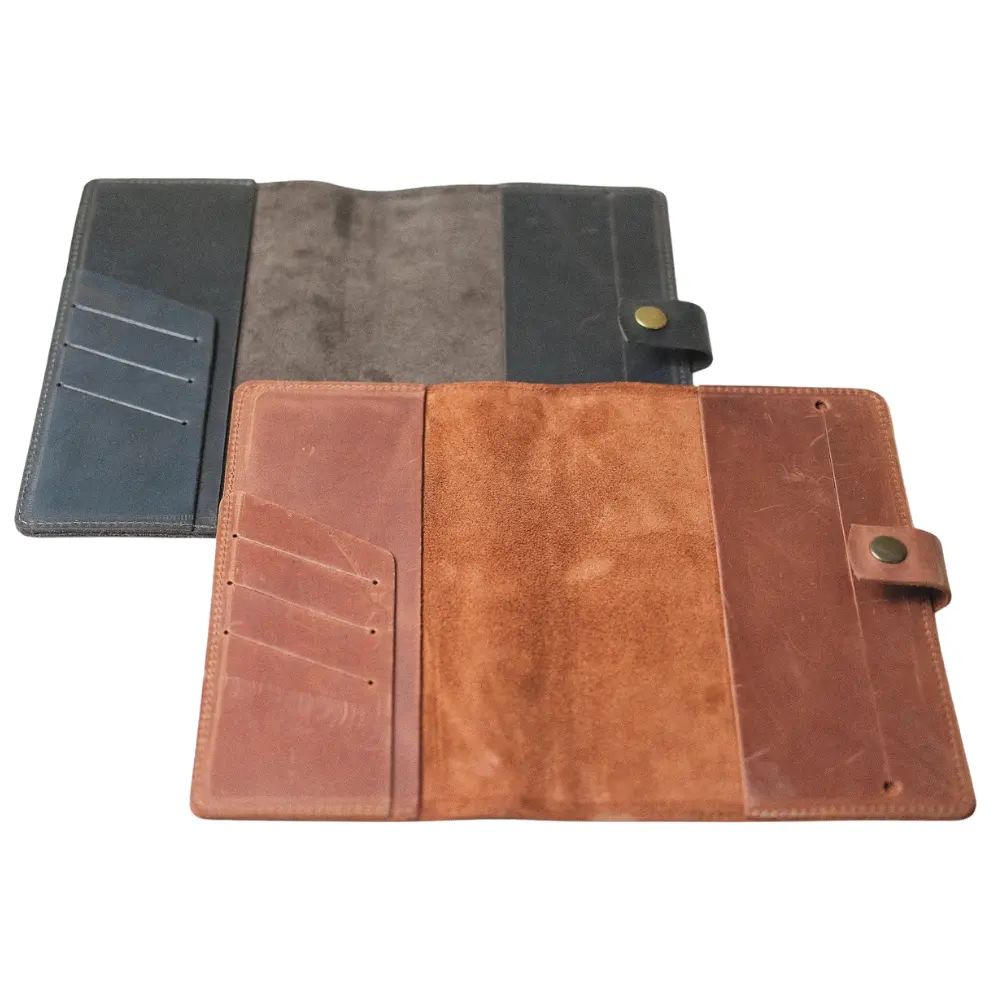 Tampa de caderno de couro b5, couro vintage, proteção diário, tampa de couro bíblica