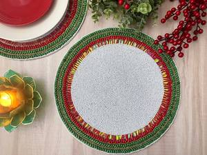 <b>Beaded</b> Table <b>Placemat</b> - Product Image 6