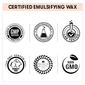 100% แวกซ์ทำอิมัลซิไฟเออร์ออร์แกนิกสำหรับทำเทียน DIY แวกซ์อิมัลชันสำหรับทำผิวร่างกายใบหน้าและดูแลเส้นผมโลชั่นครีม DIY - Product Image 5
