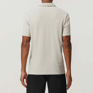 Polo clásico de manga corta para hombre, hecho al por mayor, transpirable, cómodo, tejido para deportes, ropa informal - Product Image 3