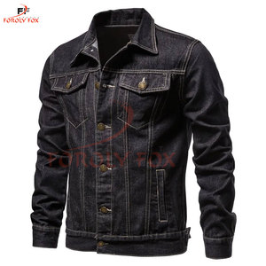 Chaqueta vaquera elegante para hombre, ropa informal OEM, venta al por mayor, chaqueta vaquera de algodón de alta calidad para hombre, chaqueta vaquera personalizada para hombre a la venta - Product Image 6