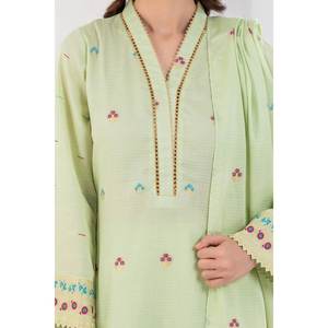 Ensemble de costume jacquard non cousu 3 pièces pour femmes CLP-52221 Collection B - Product Image 4