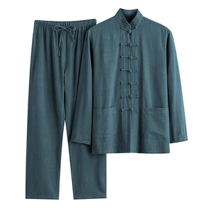 Traje de Entrenamiento de Artes Marciales 2026, 100% Algodón, Uniforme de Kung Fu, Personalizado, Tradicional, Transpirable, de Secado Rápido, para Hombre Adulto - Product Image 1