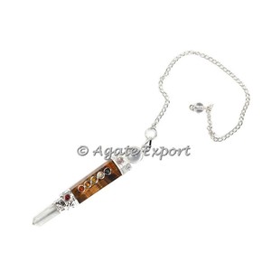 Mezcla de piedra 6 facetas cono los péndulos de curación péndulo proveedor - Product Image 2