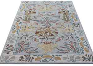 Adeline Grey Tapis en laine 100% tufté à la main de style persan traditionnel Taille personnalisée Abstrait du fabricant indien Hot New - Product Image 5