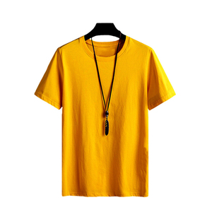 T-shirts pour hommes de meilleure qualité Meilleure vente Respirant Séchage rapide Polyester/Coton Coupe régulière Couleur unie - Product Image 5