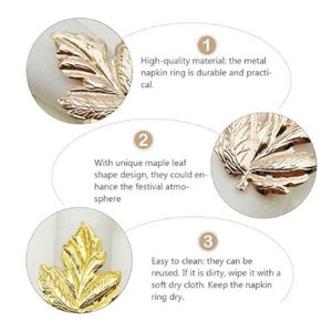 Ensemble de porte-serviettes en perles opulentes ajoute une touche de sophistication raffinée aux tables de mariage, aux dîners de fête et aux célébrations spéciales haut de gamme - Product Image 5