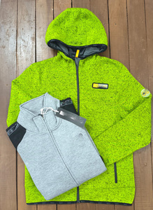 แจ็กเก็ตผ้าฝ้าย100% ของผู้ชายฤดูใบไม้ร่วงและฤดูหนาวปักลายทางมีซิปลายทาง - Product Image 2