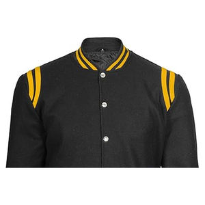 Chaqueta bomber de satén de seda para hombre, venta al por mayor con logotipo de color personalizado, chaquetas universitarias hechas en Pakistán a la moda para la primavera - Product Image 5