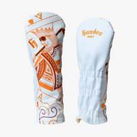 Funda Protectora para Palos de Golf Handee de Cuero con Cierre Elástico y Patrones Impresos