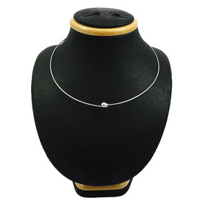 Fiesta desgaste collar 925 plata esterlina Simple plata Lisa joyería hecha a mano último diseño de moda precio al por mayor proveedores a granel - Product Image 3