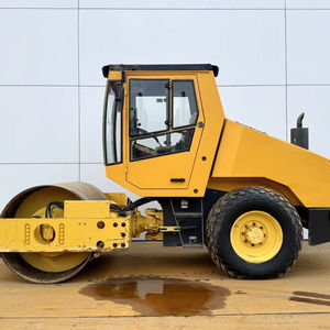 รถบดถนนแบบสั่นสะเทือนไฮดรอลิก BOMAG 98765 แบบสองลูกกลิ้ง พร้อมเครื่องยนต์ Kubota 185 กิโลวัตต์ สีเหลือง สำหรับงานก่อสร้าง - Product Image 6