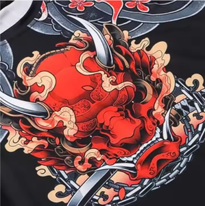 เสื้อกีฬาแขนยาวคอเสื้อแบบแรชการ์ดสีแดงสินค้ามาใหม่ - Product Image 4