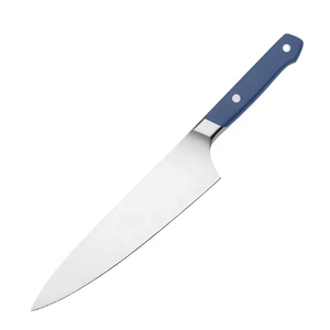 Venta al por mayor personalizado recién llegado OEM mejor cuchillo de cocina profesional-acero de alto carbono ultra afilado Cuchillo de chef azul para chef - Product Image 3