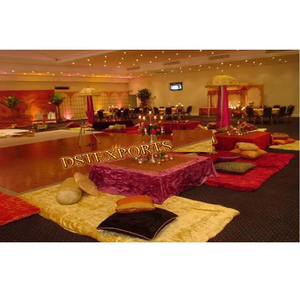 Punjabi Wedding Mehandi Stage Set Boda asiática Mehandi Stage Set Wedding Mehandi Stage - Product Image 1