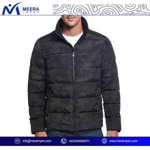 Superventas chaqueta acolchada de alta calidad para hombre precio al por mayor personalizado cuello alto gran oferta para la temporada de invierno nuevo diseño - Product Image 2