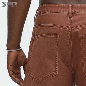 Pantalones Cortos Cargo de Sarga de Algodón para Hombre, Diseño Urbano, Cierre con Cordón, Personalizados al por Mayor, Ligeros, Casuales, Antiarrugas - Product Image 6