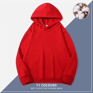 Personnalisé 2025 hommes femmes décontracté couleur unie pull à capuche personnalité de la rue sweat tissu éponge pour les cadeaux d'été personnalisés - Product Image 5