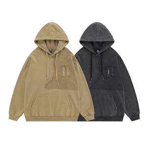 Haute qualité hommes 100% coton sweats à capuche manches longues et col à capuche mode décontractée meilleur prix pour la vente d'hiver en ligne - Product Image 1