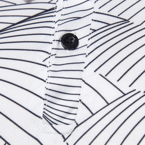 Polo deportivo de color sólido suave y cómodo para hombre, camisetas de manga corta antiarrugas, 100% de algodón, novedad - Product Image 3