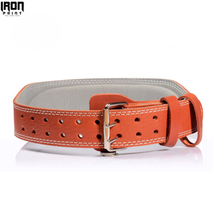 2023 Unisex personalizado PU cuero de vaca genuino cinturones de cintura 7mm ajustable equipo de levantamiento de pesas Logo gimnasio Unisex venta al por mayor cintura - Product Image 3