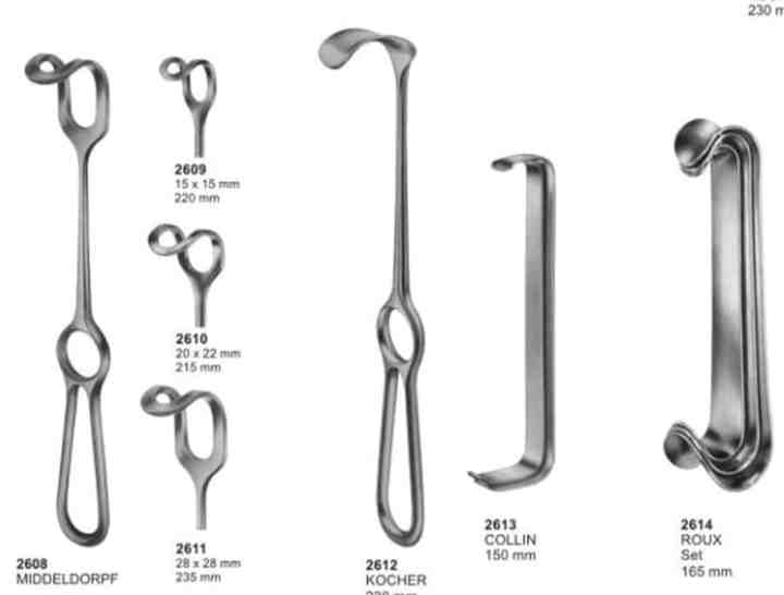 Single Retractor Surgical Instruments Manual Power Source Essential for Basic Lip & Cheek Medical Procedures
