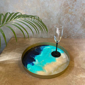 Meilleures ventes Plateau de service rond en aluminium de style moderne pour les fêtes de mariage Restaurant Hotels au meilleur prix de l'Inde Décoration - Product Image 2