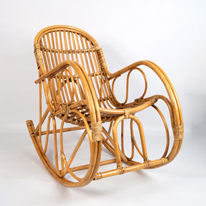 เก้าอี้โยกไม้สำหรับชานบ้านกลางแจ้งทำด้วยมือราคาดี - Product Image 2