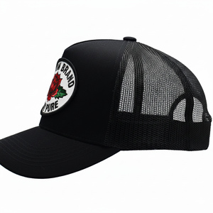Casquette en toile à 6 panneaux pour l'été, casquette de baseball personnalisée avec logo brodé 3D, visière incurvée, ensemble de casquettes en maille kaki style trucker - Product Image 5