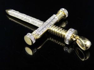 Trendy Style Nail <b>Cross</b> Moissanite Studedd Iced Out Pendant for <b>Men</b> Hip Hop Jewelry In 925 <b>Silver</b> - Product Image 3