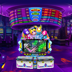 آلة ألعاب فيديو أركيد تعمل بالعملات المعدنية، لعبة إطلاق البالونات بالعصا التحكمية، تدعم تذاكر اليانصيب، باتينج بايونير - Product Image 1